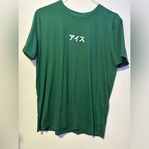 Green graphic tee!